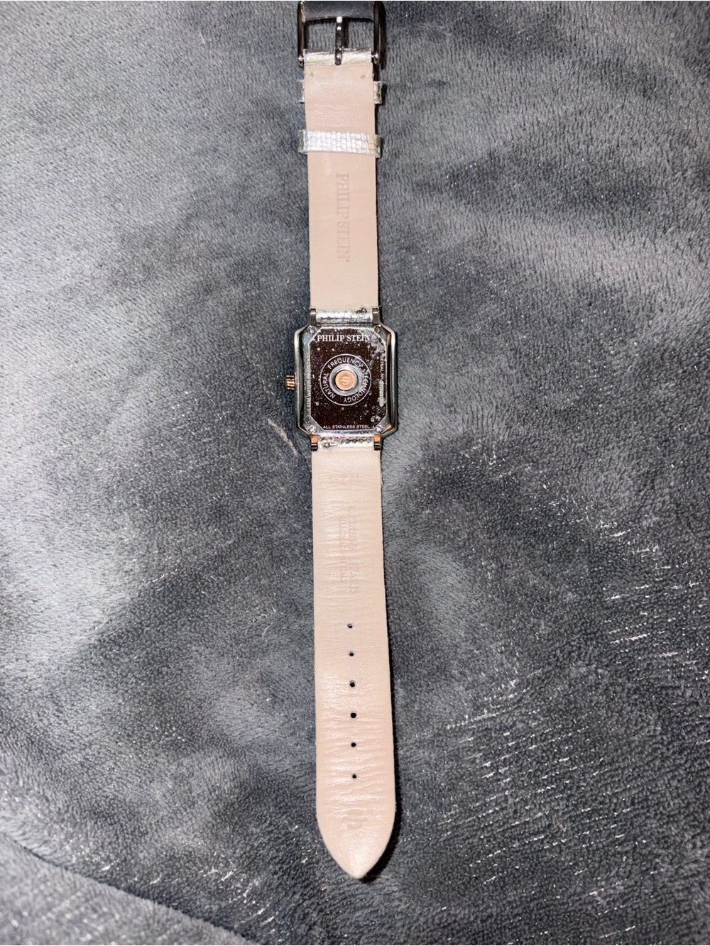 Philip Stein Signature Women's Watch Silver Lizard Strap Natural Frequency - Picture 2 of 7